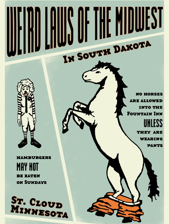 Weird Laws Of The Midwest (Infographic)