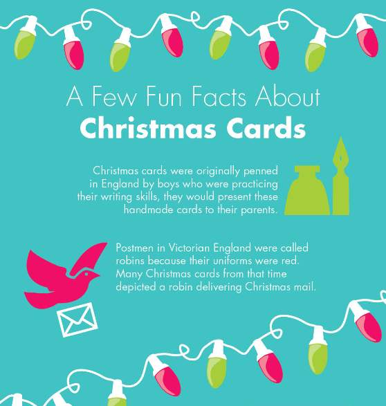 a few fun facts about christmas cards