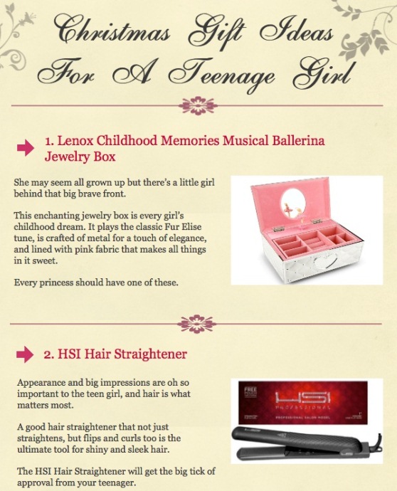 christmas gift ideas for a teenage girl