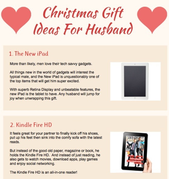 christmas gift ideas for husband 1