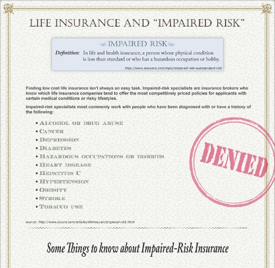 life insurance and impaired risk 1