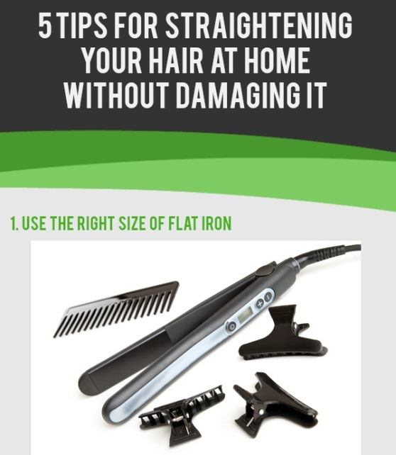 5 tips for straightening your hair at home without damaging 1