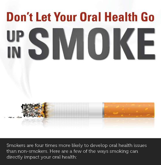 don’t let your oral health go up in smoking 1