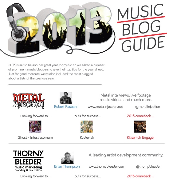 2013 music blog guide 1