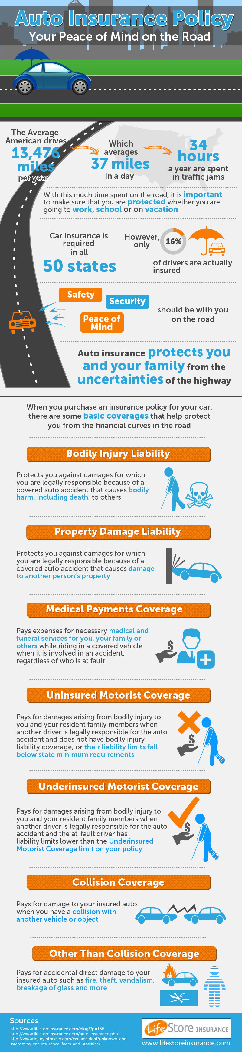 Top 10 Auto Insurance Infographics