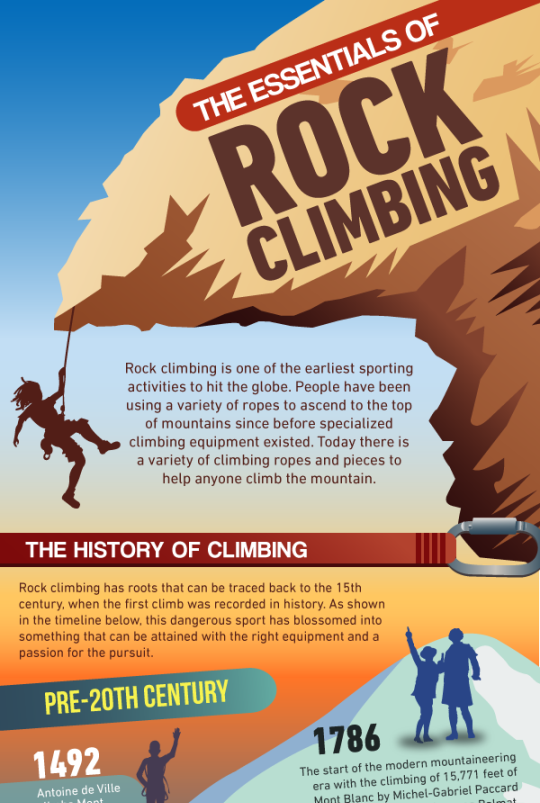 rock climbing