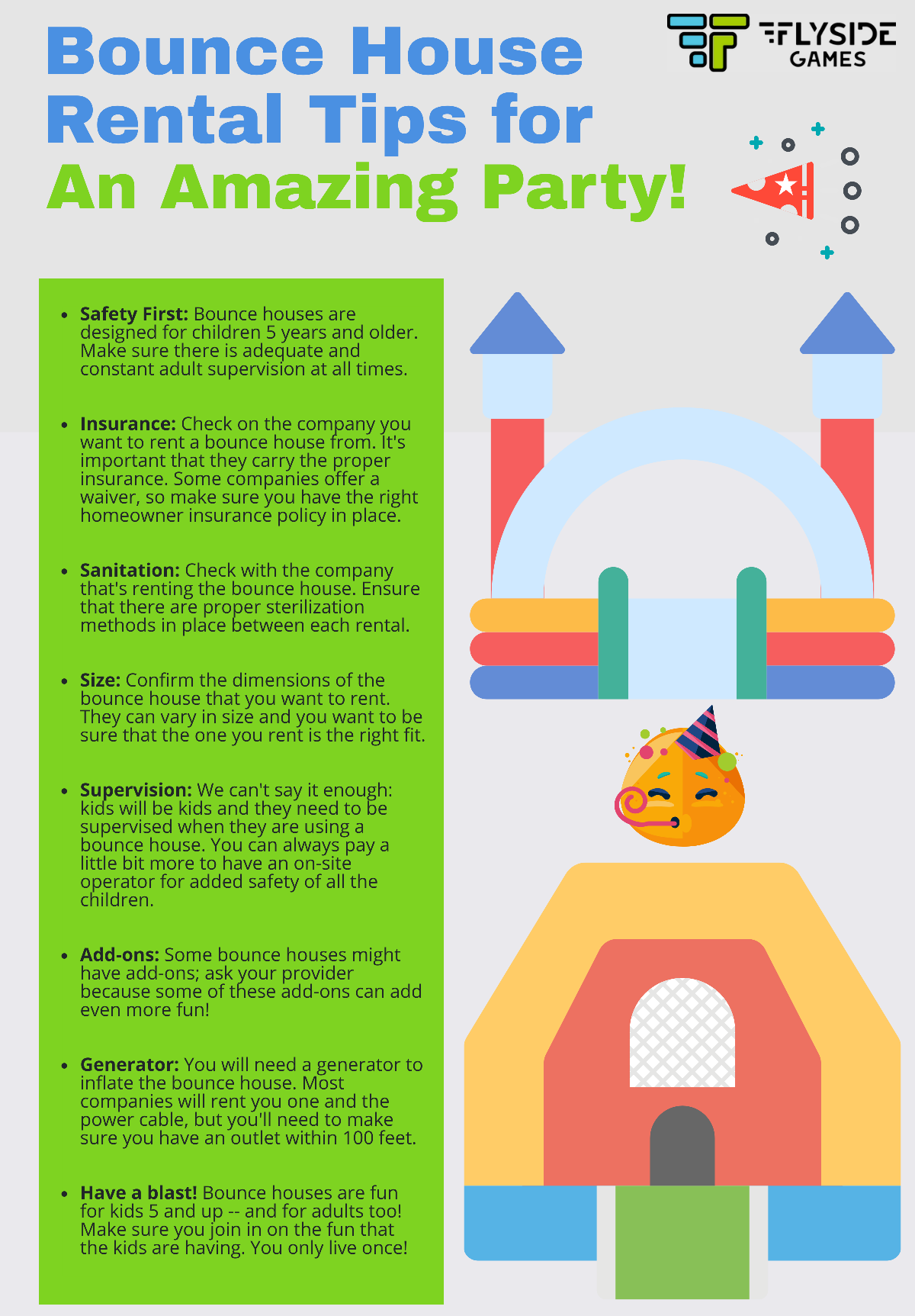 Bounce House Infographic