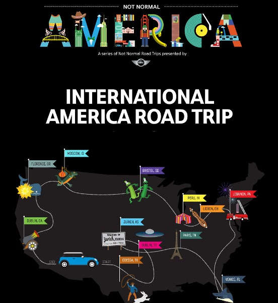 International America Roadtrip (Infographic)