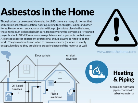 Asbestos in the Home (Infographic)