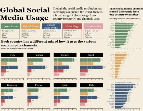 Global Social Media Usage (Infographic)