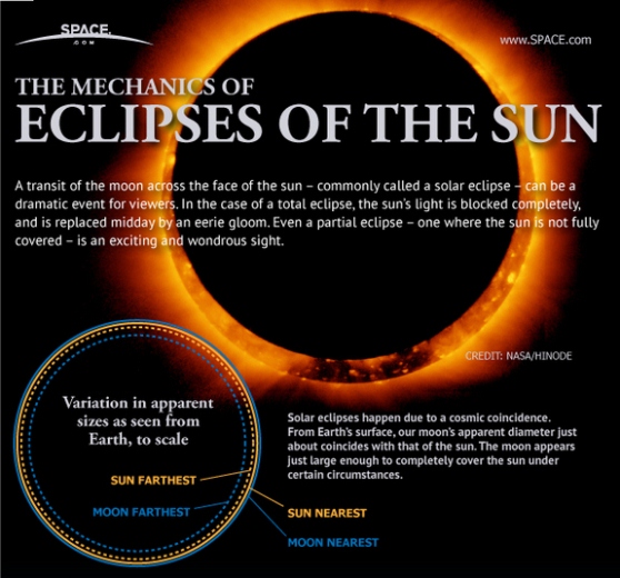 Solar Eclipses: An Observer’s Guide (Infographic)