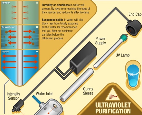 Ultraviolet Water Purification (Infographic)