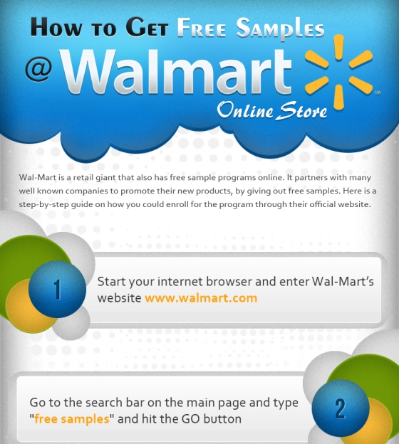 How to Grab Free Samples at Walmart Store (Infographic)