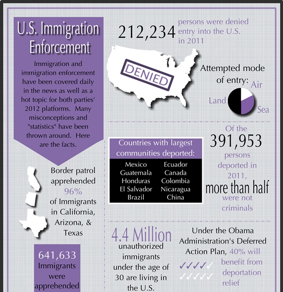 U.S. Immigration Enforcement (Infographic)