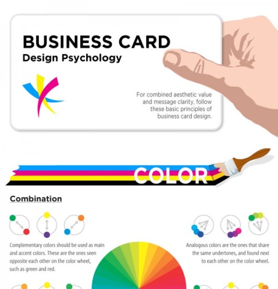 Psychology of Business Card Design (Infographic)