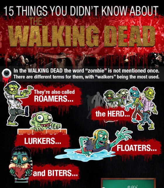 15 Things You Didn’t Know About The Walking Dead (Infographic)