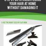5 tips for straightening your hair at home without damaging 1