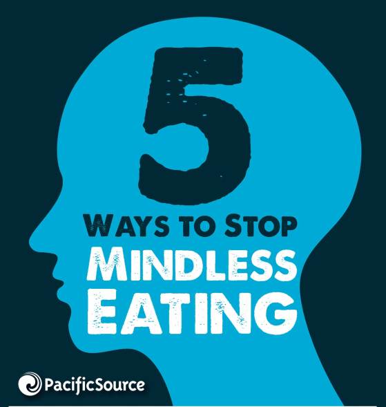 5 Ways to Stop Mindless Eating (Infographic)