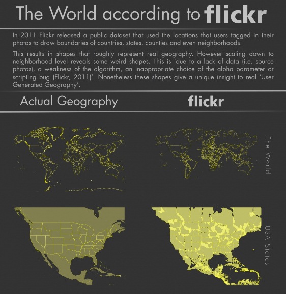 The World according to Flickr (Infographic)