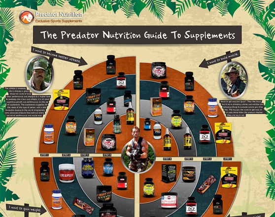 The Predator Guide to Supplements (Infographic)