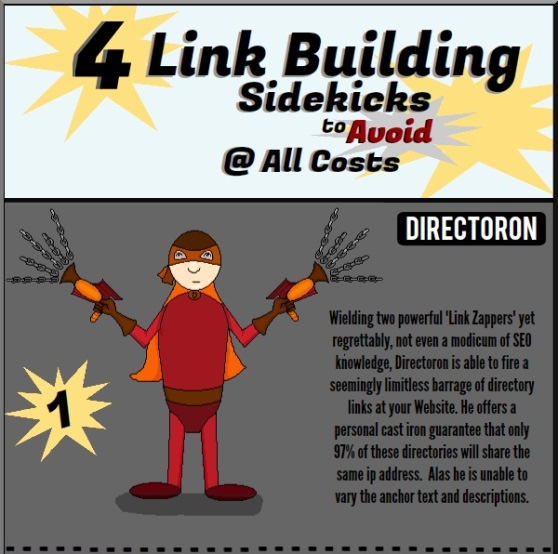 4 Link Building Sidekicks To Avoid At All Costs! (Infographic)