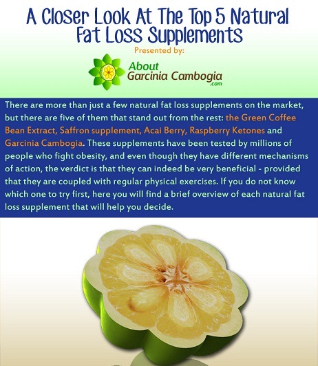 A Closer Look at Organic Weight Loss Supplements (Infographic)