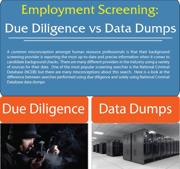 Employment Screening: Due Diligence vs. Data Dumps