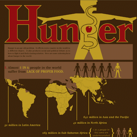 Top 5 Hunger Infographics