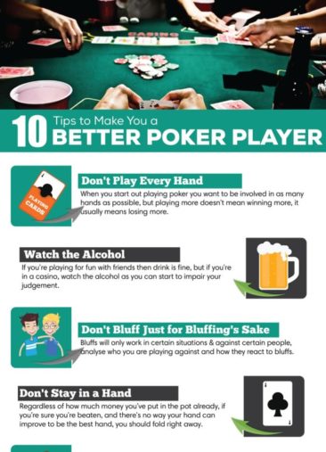 10 Tips to Make You a Better Poker Player