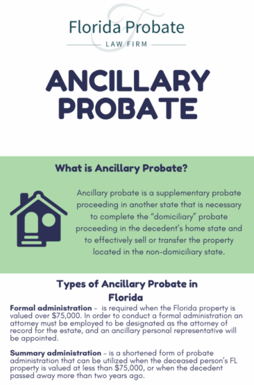 What is Ancillary Probate?