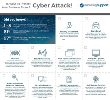Amazing Support – 15 Ways to Protect Your Business from a Cyber Attack