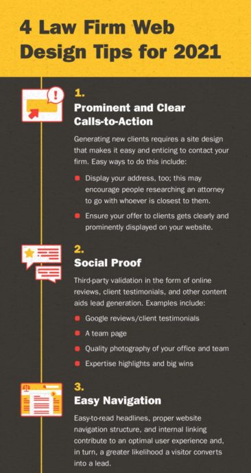 4 Law Firm Web Design Tips for 2021